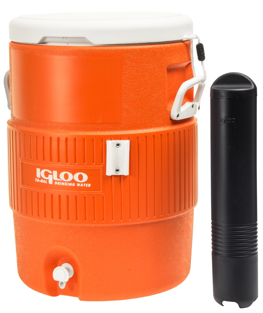 Koelbox Igloo 10 Gallon Seat Top Cup Dispenser Oranje Wit 2 Koelbox Igloo 10 Gallon Seat Top Cup Dispenser Oranje Wit - Image 2