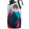 Waterfles Platypus Duolock Red 0.75 Liter -Bo-Camp Winkel 1 11161 platypus duolock 75liter red peaks front28129