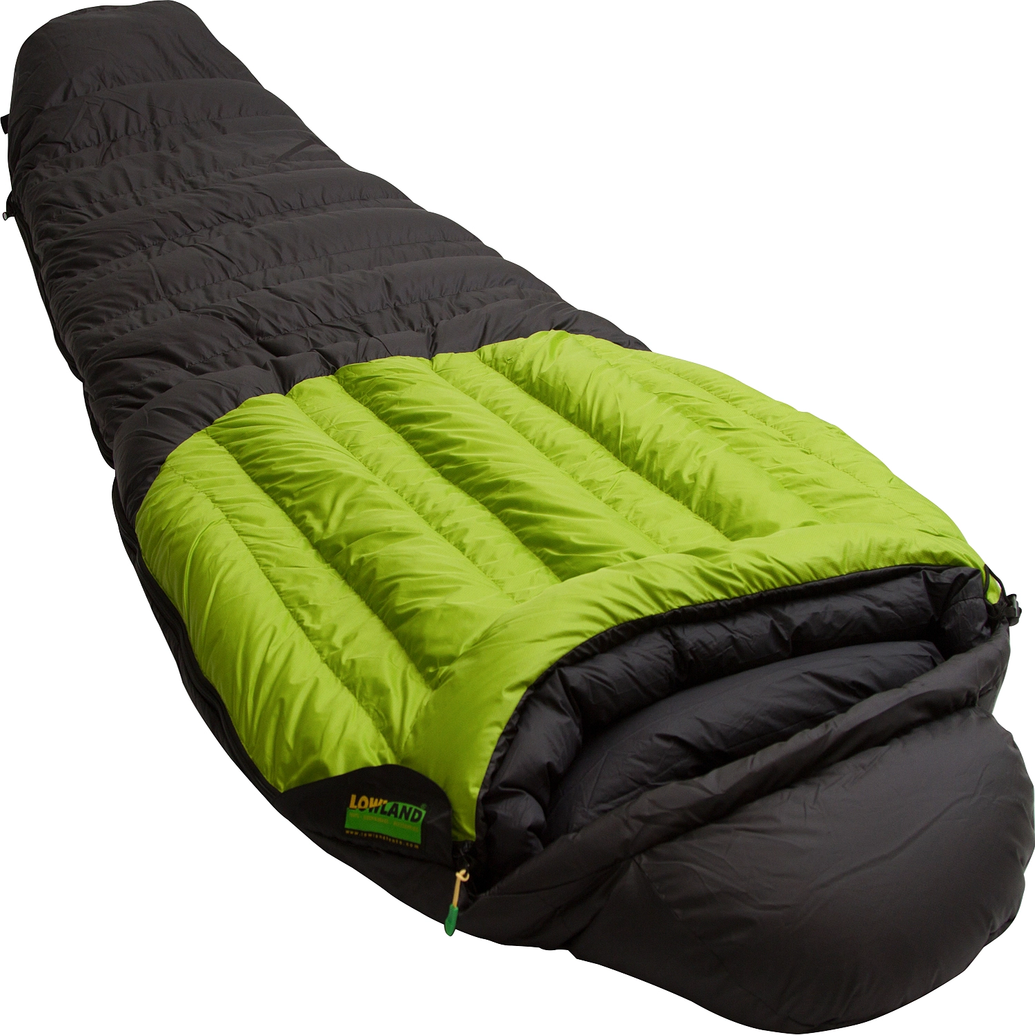 Slaapzak Lowland Glacier Lime (Links) 1 Slaapzak Lowland Glacier Lime (Links)