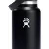 Thermosfles Hydro Flask Wide Mouth Flex Straw Cap Black 946 Ml -Bo-Camp Winkel 1 w32bfs001 black straighton 2