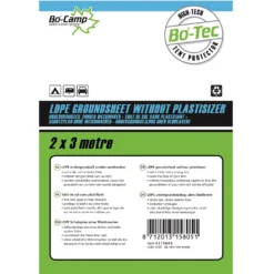 Grondzeil Bo-Camp Transparant (2 X 3 M) -Bo-Camp Winkel 2 4215805