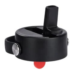 Thermosfles Hydro Flask Wide Mouth Flex Straw Cap Black 946 Ml -Bo-Camp Winkel 2 wfs001 angled open strapdown 3 2