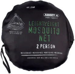 Klamboe Abbey Camp Lichtgewicht 2-Persoons Wit -Bo-Camp Winkel 21HP verpakking