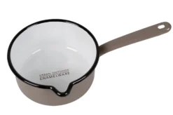 Steelpan Bo-Camp Urban Outdoor Emaille Taupe 16 Cm -Bo-Camp Winkel 2301010 02