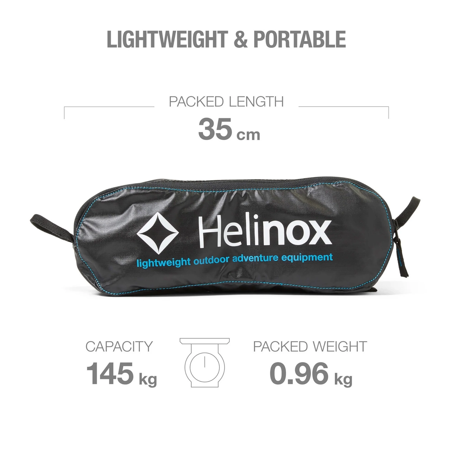 Campingstoel Helinox Chair One Blue Block 3 Campingstoel Helinox Chair One Blue Block - Image 3