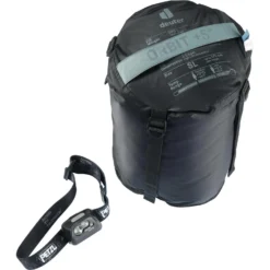 Slaapzak Deuter Orbit +5G SL Zip Left Shale Slate-Blue -Bo-Camp Winkel 3 gfjfj