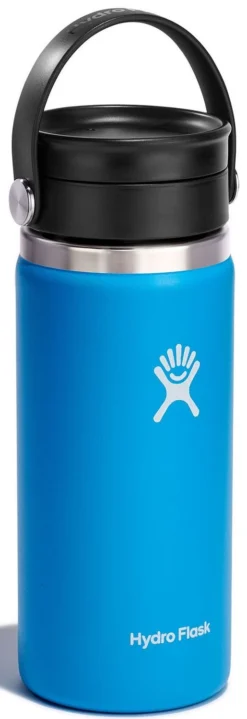 Thermosfles Hydro Flask Wide Mouth Flex Sip Lid Pacific 473 Ml -Bo-Camp Winkel 3 w16bcx415 pacific angled