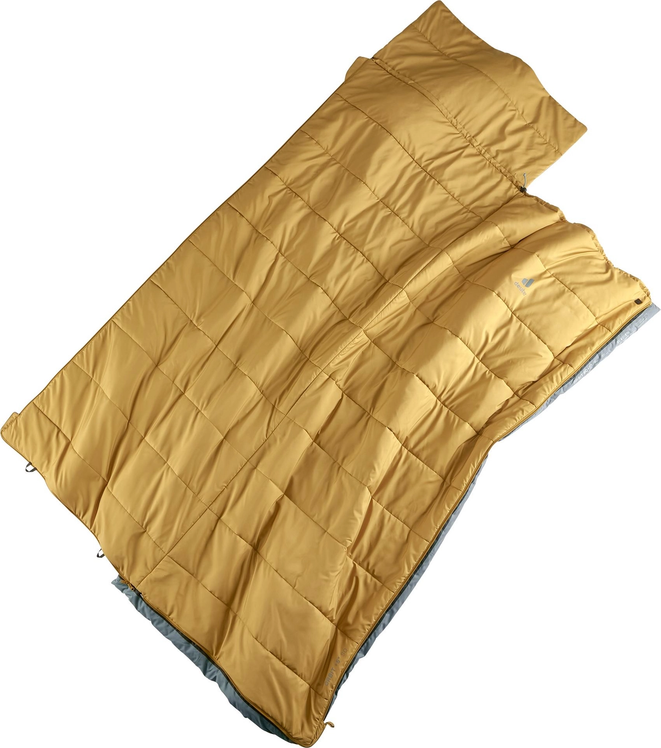 Slaapzak Deuter Orbit SQ +6G Zip Right Caramel Teal 2 Slaapzak Deuter Orbit SQ +6G Zip Right Caramel Teal - Image 2