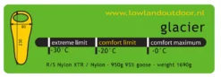 Slaapzak Lowland Glacier Lime (Links) 7 Slaapzak Lowland Glacier Lime (Links) -Bo-Camp Winkel 4 glacier 4