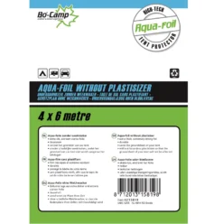 Grondzeil Bo-Camp Aqua-Folie Zwart (4 X 6 M)