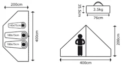 Binnentent Bo-Camp Urban Outdoor Streeterville 3-Personen 11 Binnentent Bo-Camp Urban Outdoor Streeterville 3-Personen -Bo-Camp Winkel 4472510 06