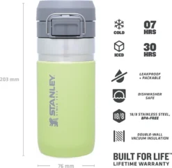 Thermosbeker Stanley The Quick Flip Citron 0,47L -Bo-Camp Winkel 5 6939236411288 1