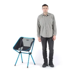 Campingstoel Helinox Café Chair Forest Green -Bo-Camp Winkel 5 cafechairblackmale185cmmodelcut2 2000px2000x