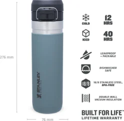 Thermosbeker Stanley The Quick Flip Shale 0,7L -Bo-Camp Winkel 7 quickflip shale07b