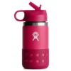 Thermosfles Hydro Flask Kids Wide Mouth Straw Lid Peony 355 Ml
