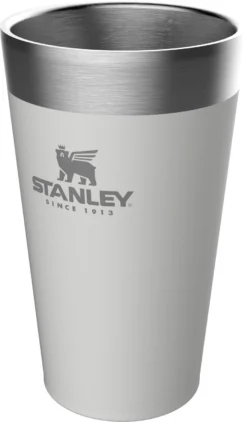 Reisbeker Stanley Adventure Stacking Vacuum Pint Polar 0,47L -Bo-Camp Winkel Adventure Stacking Vacuum Pint 0.47L White Hero