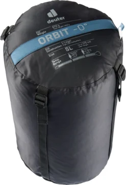 Slaapzak Deuter Orbit 0G SL Zip Right Arctic Slate-Blue -Bo-Camp Winkel Deuter 3701322 3386 Orbit 0 SL arctic ink 5