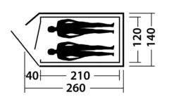 Tent Easy Camp Meteor 200 Oranje -Bo-Camp Winkel Meteor20x2 2