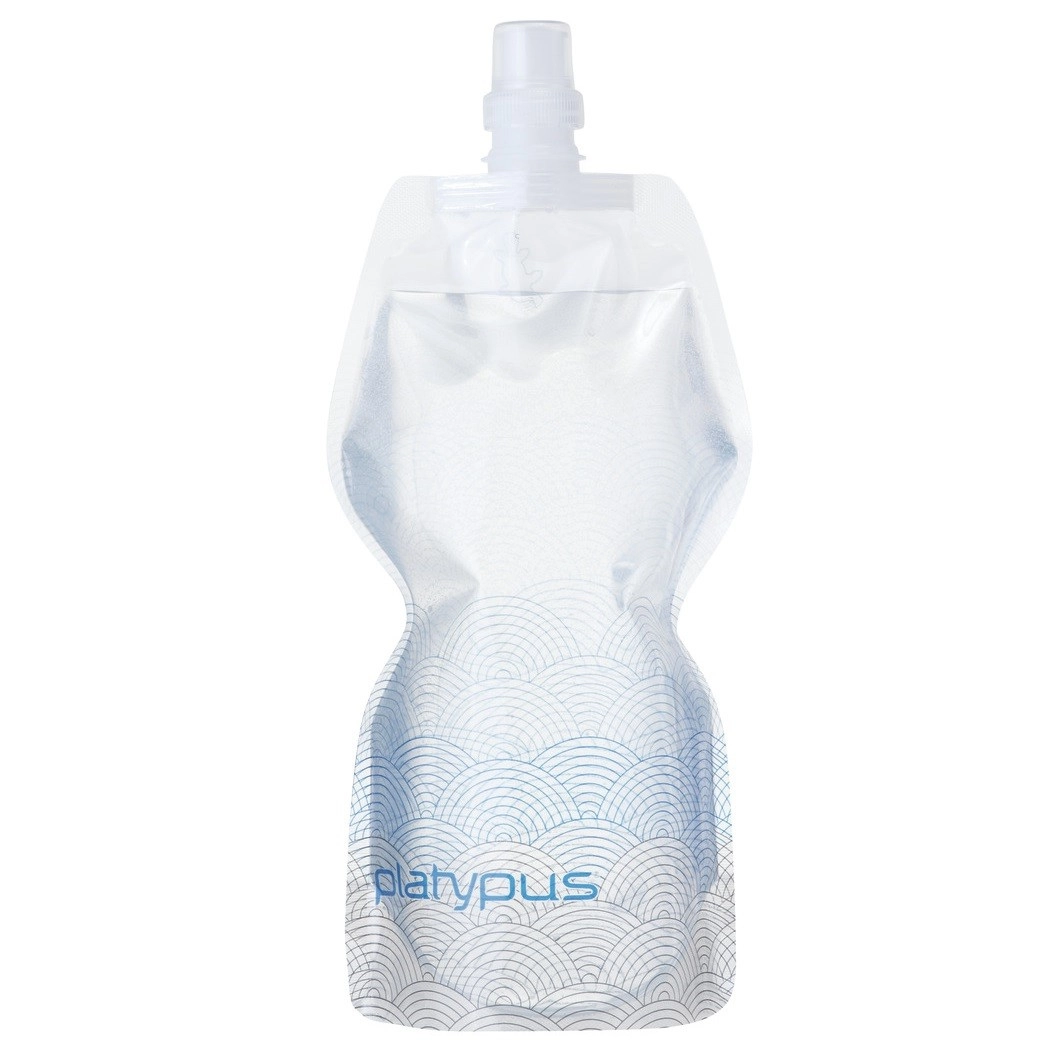 Waterfles Platypus SoftBottle Push Cap Pull Cap Waves 1L 1 Waterfles Platypus SoftBottle Push Cap Pull Cap Waves 1L