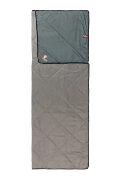 Deken Grüezi Wellhealth Blanket Wool Deluxe Smoky Blue Grey -Bo-Camp Winkel gruezi bag decke wellhealthblanket wool deluxe smokyblue gre 9351 detail01