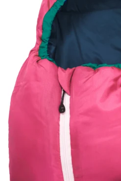 Slaapzak Grüezi Biopod Wolle Kids World Traveller Claret Red -Bo-Camp Winkel gruezi bag kinderschlafsack biopod wolle kids world traveller claret red 6101 detail07