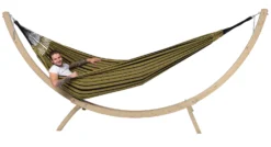 Hangmat Tropilex Family Black Edition Gold -Bo-Camp Winkel hammock black edition gold 53