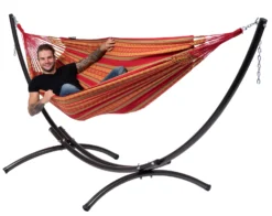 Hangmat Tropilex Double Chill Happy -Bo-Camp Winkel hammock chill happy 51