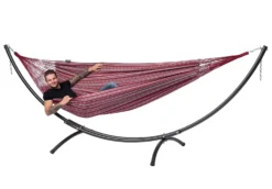 Hangmat Tropilex Double Comfort Bordeaux -Bo-Camp Winkel hammock comfort bordeaux 51