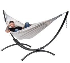 Hangmat Tropilex Double Comfort Pearl -Bo-Camp Winkel hammock comfort pearl 54
