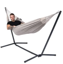 Hangmat Tropilex Single Natural Brown -Bo-Camp Winkel hammock natural brown 50