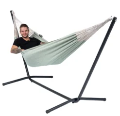 Hangmat Tropilex Single Natural Green -Bo-Camp Winkel hammock natural green 52