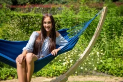 Hangmat Tropilex Single Plain Blue -Bo-Camp Winkel hammock plain blue 231