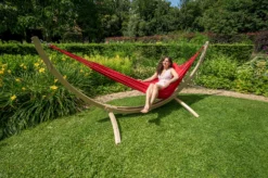 Hangmat Tropilex Single Plain Red -Bo-Camp Winkel hammock plain red 131