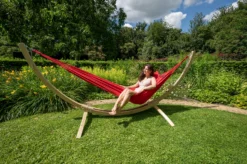 Hangmat Tropilex Single Plain Red -Bo-Camp Winkel hammock plain red 132