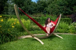 Hangmat Tropilex Single Plain Red -Bo-Camp Winkel hammock plain red 231