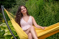 Hangmat Tropilex Single Plain Yellow 12 Hangmat Tropilex Single Plain Yellow -Bo-Camp Winkel hammock plain yellow 223