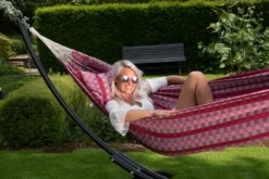 Hangmat Tropilex Double Premium Cherry -Bo-Camp Winkel hammock premium cherry 6007