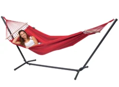 Hangmat Tropilex Single Relax Red -Bo-Camp Winkel hammock relax red 51