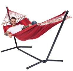Hangmat Tropilex Single Relax Red -Bo-Camp Winkel hammock relax red 52