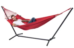 Hangmat Tropilex Single Relax Red -Bo-Camp Winkel hammock relax red 53