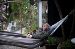 Hangmat Tropilex Family Stripes Silver -Bo-Camp Winkel hammock stripes silver 22